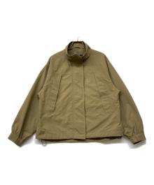Sonny Label（サニーレーベル）の古着「撥水スタンドカラーナイロンブルゾン」｜カーキ
