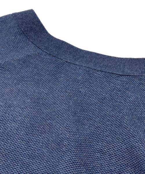 POLO RALPH LAUREN（ポロ・ラルフローレン）POLO RALPH LAUREN (ポロ・ラルフローレン) QRタグポニー刺繍ニットカーディガン ネイビー サイズ:sizeMの古着・服飾アイテム