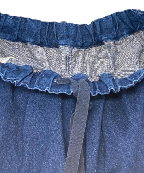 nest Robe（ネストローブ）nest Robe (ネストローブ) 21AW コットンリネンイージーワイドパンツ ブルー サイズ:Freeの古着・服飾アイテム