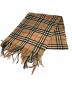 Burberry's (バーバリーズ) ノバチェックカシミヤストール ベージュ：6000円