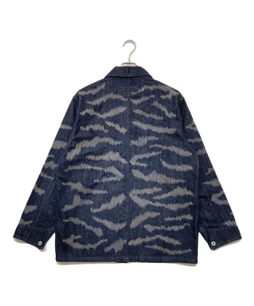 FDMTL（ファンダメンタル）FDMTL (ファンダメンタル) TIGER SASHIKO COVERALL JACKET RINSE（「タイガー・サシコ・カバーオール・ジャケット・リンス） インディゴ サイズ:SIZE XLの古着・服飾アイテム
