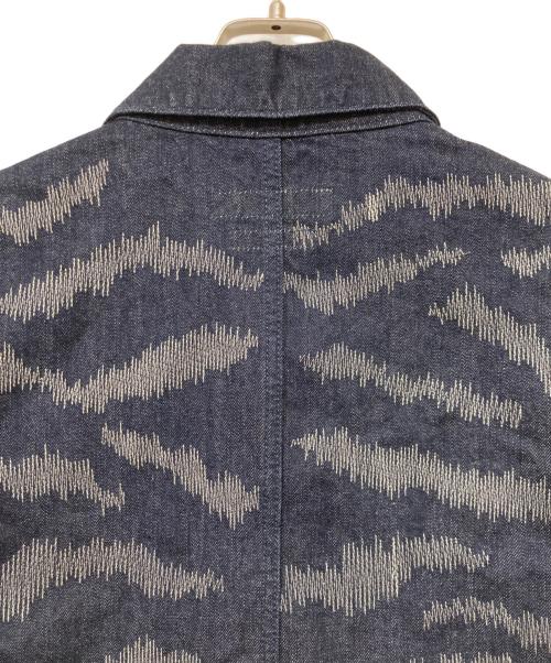 FDMTL（ファンダメンタル）FDMTL (ファンダメンタル) TIGER SASHIKO COVERALL JACKET RINSE（「タイガー・サシコ・カバーオール・ジャケット・リンス） インディゴ サイズ:SIZE XLの古着・服飾アイテム