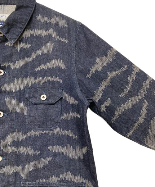 FDMTL（ファンダメンタル）FDMTL (ファンダメンタル) TIGER SASHIKO COVERALL JACKET RINSE（「タイガー・サシコ・カバーオール・ジャケット・リンス） インディゴ サイズ:SIZE XLの古着・服飾アイテム