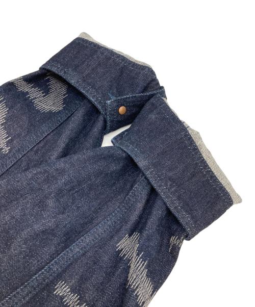 FDMTL（ファンダメンタル）FDMTL (ファンダメンタル) TIGER SASHIKO COVERALL JACKET RINSE（「タイガー・サシコ・カバーオール・ジャケット・リンス） インディゴ サイズ:SIZE XLの古着・服飾アイテム