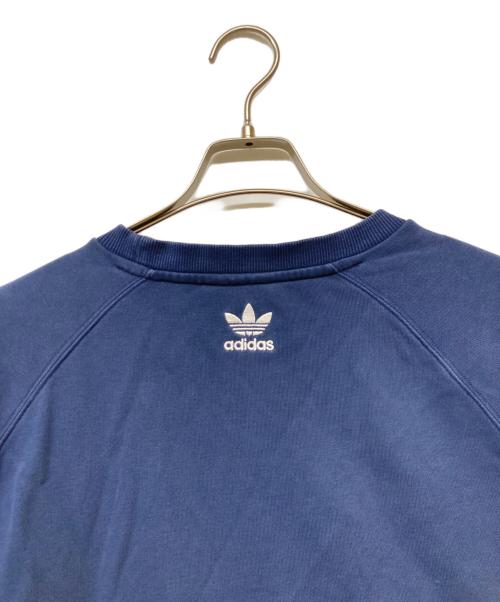 adidas（アディダス）adidas (アディダス) HUMAN MADE (ヒューマンメイド) Crew Neck Sweatshirt(クルー ネック スウェットシャツ) ネイビー サイズ:sizeXLの古着・服飾アイテム