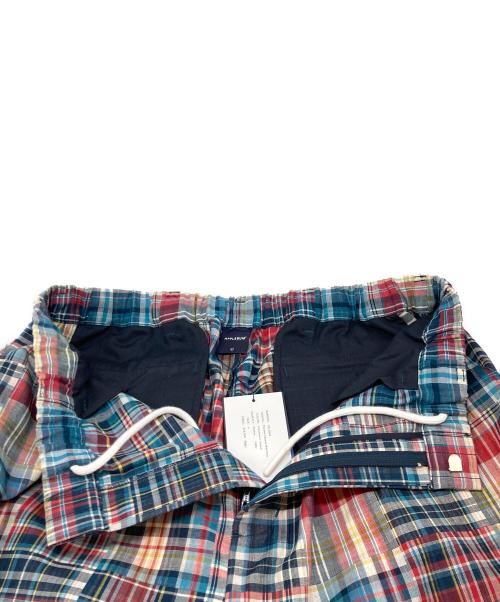 APPLEBUM（アップルバム）APPLEBUM (アップルバム) Patchwork Madras Wide Pants(パッチワーク マドラス ワイド パンツ) ブルー×レッド サイズ:SIZEL 未使用品の古着・服飾アイテム