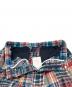 中古・古着 APPLEBUM (アップルバム) Patchwork Madras Wide Pants(パッチワーク マドラス ワイド パンツ) ブルー×レッド サイズ:SIZEL 未使用品：13000円