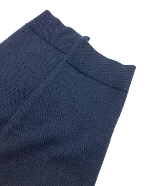 NARA CAMICIE（ナラカミーチェ）NARA CAMICIE (ナラカミーチェ) レース切替ニットカーディガン ネイビー サイズ:SIZE 2の古着・服飾アイテム