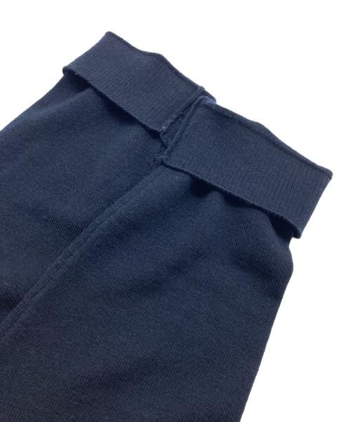 NARA CAMICIE（ナラカミーチェ）NARA CAMICIE (ナラカミーチェ) レース切替ニットカーディガン ネイビー サイズ:SIZE 2の古着・服飾アイテム