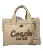 COACHコーチ）の古着「カーゴトート」｜ベージュ
