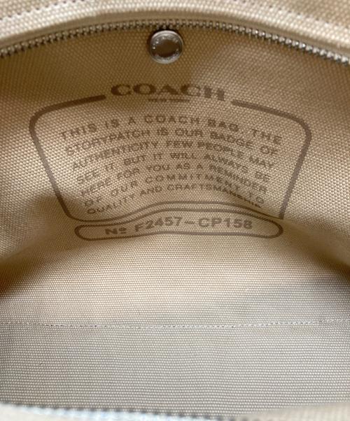 COACH（コーチ）COACH (コーチ) カーゴトート ベージュの古着・服飾アイテム