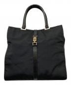 GUCCIグッチ）の古着「ジャッキーライン トートバッグ」｜ブラック
