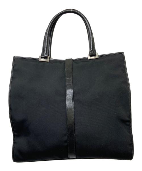 GUCCI（グッチ）GUCCI (グッチ) ジャッキーライン トートバッグ ブラックの古着・服飾アイテム