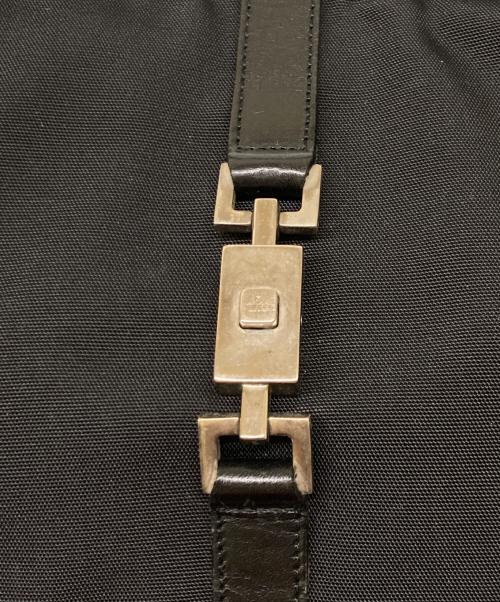 GUCCI（グッチ）GUCCI (グッチ) ジャッキーライン トートバッグ ブラックの古着・服飾アイテム