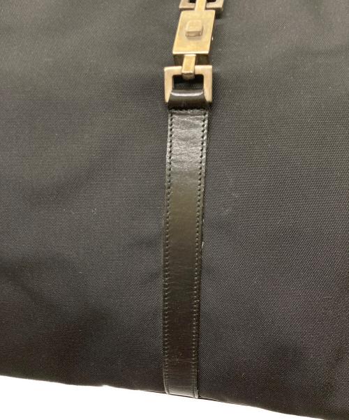 GUCCI（グッチ）GUCCI (グッチ) ジャッキーライン トートバッグ ブラックの古着・服飾アイテム