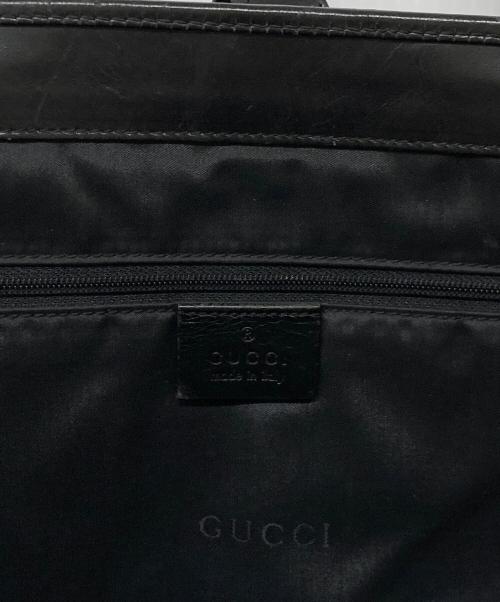 GUCCI（グッチ）GUCCI (グッチ) ジャッキーライン トートバッグ ブラックの古着・服飾アイテム