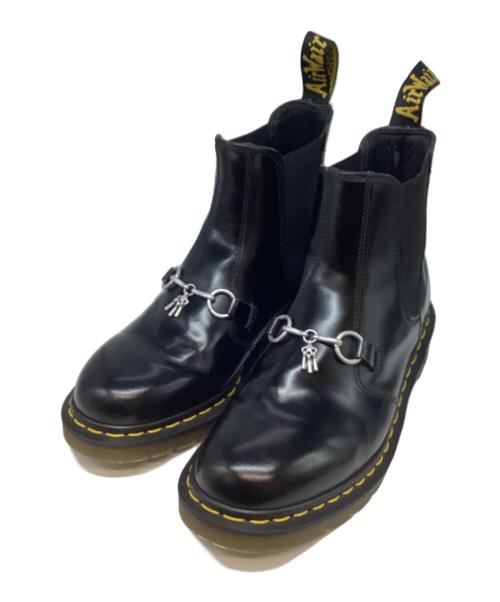 Dr.Martens（ドクターマーチン）Dr.Martens (ドクターマーチン) Needles (ニードルズ) パピヨン Chelsea Boot/パピヨン チェルシーブーツ ブラック サイズ:8の古着・服飾アイテム