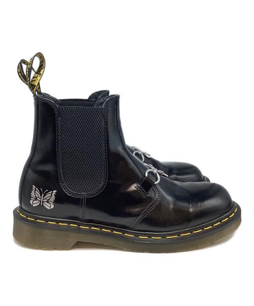 Dr.Martens（ドクターマーチン）Dr.Martens (ドクターマーチン) Needles (ニードルズ) パピヨン Chelsea Boot/パピヨン チェルシーブーツ ブラック サイズ:8の古着・服飾アイテム