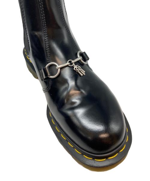 Dr.Martens（ドクターマーチン）Dr.Martens (ドクターマーチン) Needles (ニードルズ) パピヨン Chelsea Boot/パピヨン チェルシーブーツ ブラック サイズ:8の古着・服飾アイテム