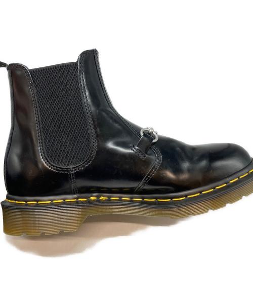 Dr.Martens（ドクターマーチン）Dr.Martens (ドクターマーチン) Needles (ニードルズ) パピヨン Chelsea Boot/パピヨン チェルシーブーツ ブラック サイズ:8の古着・服飾アイテム