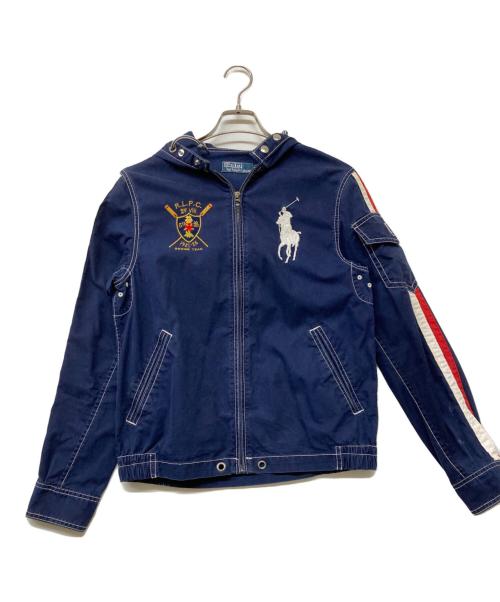 POLO RALPH LAUREN（ポロ・ラルフローレン）POLO RALPH LAUREN (ポロ・ラルフローレン) ビッグポニーフーデッドジャケット ネイビー サイズ:XSの古着・服飾アイテム