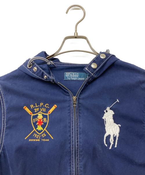 POLO RALPH LAUREN（ポロ・ラルフローレン）POLO RALPH LAUREN (ポロ・ラルフローレン) ビッグポニーフーデッドジャケット ネイビー サイズ:XSの古着・服飾アイテム
