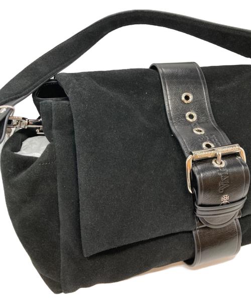 Vivienne Westwood（ヴィヴィアンウエストウッド）Vivienne Westwood (ヴィヴィアンウエストウッド) HAZEL TREASURE XL HANDBAG(ヘーゼル トレジャー エックスエル ハンドバッグ) ブラックの古着・服飾アイテム