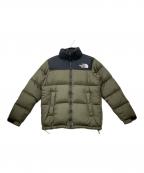 THE NORTH FACEザ ノース フェイス）の古着「NUPTSE JACKET NEWTAUPE(ヌプシ ジャケット ニュー トープ)」｜オリーブ×ブラック