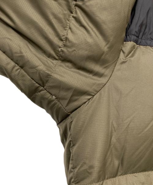 THE NORTH FACE（ザ ノース フェイス）THE NORTH FACE (ザ ノース フェイス) NUPTSE JACKET NEWTAUPE(ヌプシ ジャケット ニュー トープ) オリーブ×ブラック サイズ:sizeSの古着・服飾アイテム