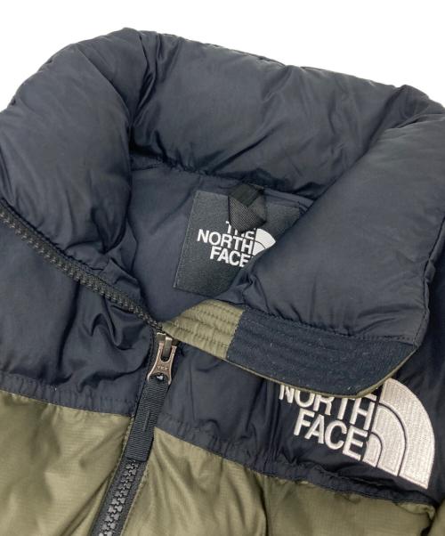 THE NORTH FACE（ザ ノース フェイス）THE NORTH FACE (ザ ノース フェイス) NUPTSE JACKET NEWTAUPE(ヌプシ ジャケット ニュー トープ) オリーブ×ブラック サイズ:sizeSの古着・服飾アイテム