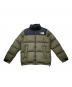 THE NORTH FACE（ザ ノース フェイス）の古着「NUPTSE JACKET NEWTAUPE(ヌプシ ジャケット ニュー トープ)」｜オリーブ×ブラック