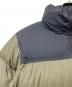 中古・古着 THE NORTH FACE (ザ ノース フェイス) NUPTSE JACKET NEWTAUPE(ヌプシ ジャケット ニュー トープ) オリーブ×ブラック サイズ:sizeS：12000円