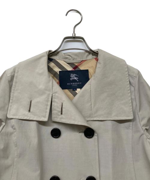 BURBERRY LONDON（バーバリーロンドン）BURBERRY LONDON (バーバリーロンドン) 裏地ノバチェックステンカラーコート ベージュ サイズ:sizeMの古着・服飾アイテム