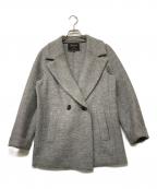 23区ニジュウサンク）の古着「Moessmer MILLED JERSEY ウールコート」｜グレー