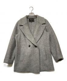 23区（ニジュウサンク）の古着「Moessmer MILLED JERSEY ウールコート」｜グレー