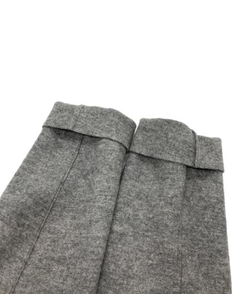 23区（ニジュウサンク）23区 (ニジュウサンク) Moessmer MILLED JERSEY ウールコート グレー サイズ:sizeMの古着・服飾アイテム