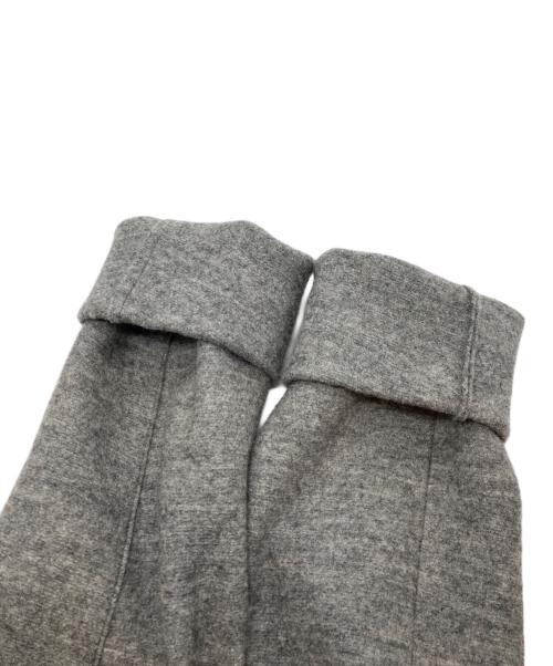 23区（ニジュウサンク）23区 (ニジュウサンク) Moessmer MILLED JERSEY ウールコート グレー サイズ:sizeMの古着・服飾アイテム