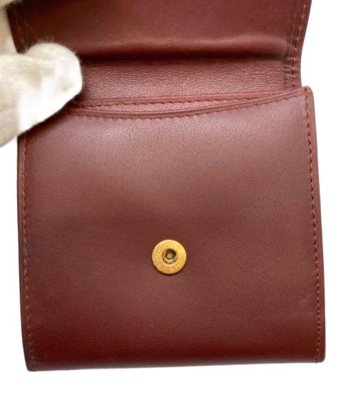 Cartier（カルティエ）Cartier (カルティエ) マストドゥカルティ エコインケース ボルドーの古着・服飾アイテム