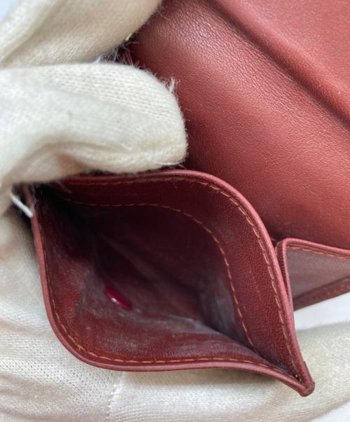 Cartier（カルティエ）Cartier (カルティエ) マストドゥカルティ エコインケース ボルドーの古着・服飾アイテム