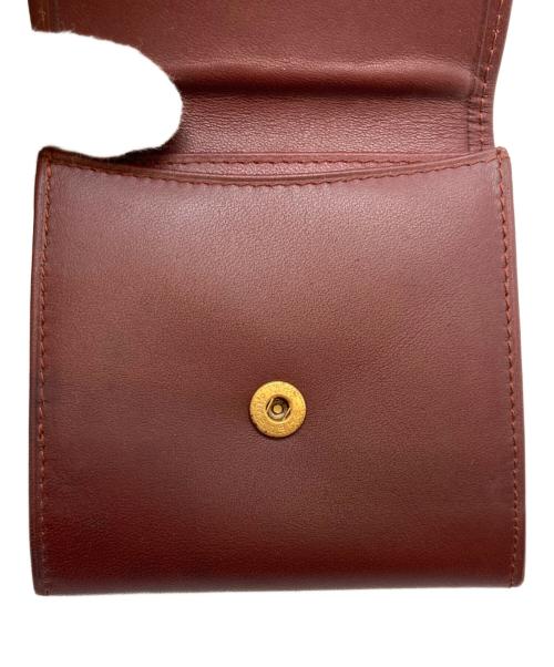 Cartier（カルティエ）Cartier (カルティエ) マストドゥカルティ エコインケース ボルドーの古着・服飾アイテム