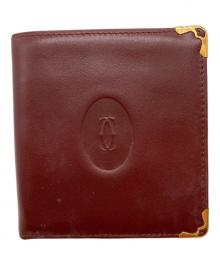 Cartier（カルティエ）の古着「マストドゥカルティエ 2つ折り財布」｜ボルドー
