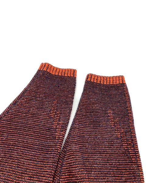 Seagreen（シーグリーン）Seagreen (シーグリーン) ネイティブ刺繍リネンブレンドロングカーディガン オレンジ サイズ:不明の古着・服飾アイテム