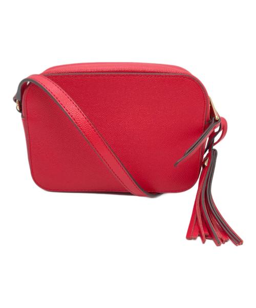 FURLA（フルラ）FURLA (フルラ) レザークロスボディポシェットタッセル レッドの古着・服飾アイテム