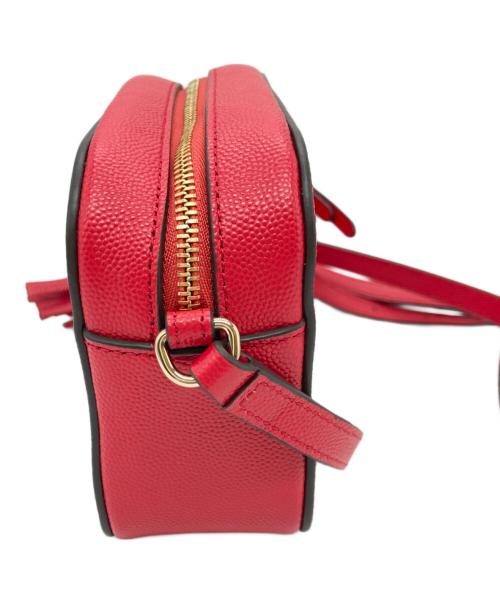 FURLA（フルラ）FURLA (フルラ) レザークロスボディポシェットタッセル レッドの古着・服飾アイテム
