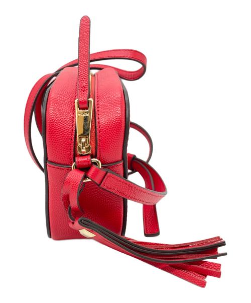 FURLA（フルラ）FURLA (フルラ) レザークロスボディポシェットタッセル レッドの古着・服飾アイテム