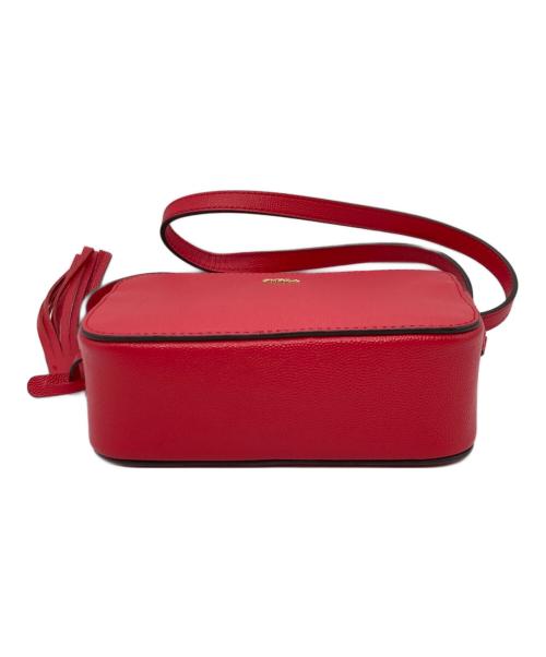 FURLA（フルラ）FURLA (フルラ) レザークロスボディポシェットタッセル レッドの古着・服飾アイテム