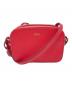 FURLA（フルラ）の古着「レザークロスボディポシェットタッセル」｜レッド