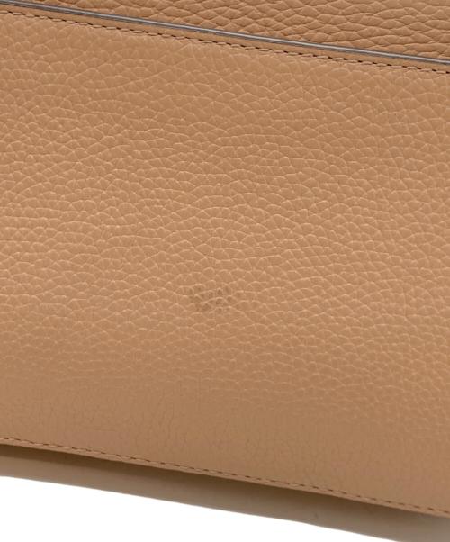 TORY BURCH（トリーバーチ）TORY BURCH (トリーバーチ) Britten ペブルレザーチェーンショルダーフラップバッグ ライトピンクの古着・服飾アイテム