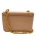 TORY BURCH (トリーバーチ) Britten ペブルレザーチェーンショルダーフラップバッグ ライトピンク：12000円