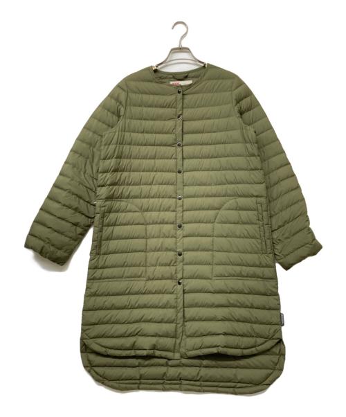 Traditional Weatherwear（トラディショナルウェザーウェア）Traditional Weatherwear (トラディショナルウェザーウェア) ARKLEY LONG DOWN PA(アークリー ロング ダウン パッカブル) オリーブ サイズ:SIZESの古着・服飾アイテム